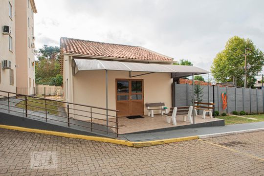Área comum - Salão de festas de apartamento à venda com 2 quartos, 47m² em Canudos, Novo Hamburgo