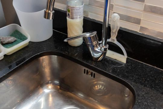 Cozinha Pia de apartamento à venda com 1 quarto, 44m² em Água Branca, São Paulo