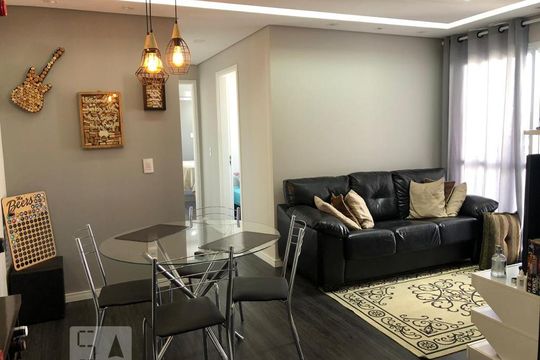 Sala de apartamento à venda com 2 quartos, 62m² em Vila Anastácio, São Paulo