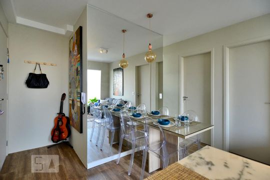 Sala de apartamento à venda com 2 quartos, 43m² em Barra Funda, São Paulo