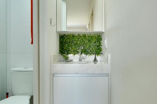 Lavabo de apartamento à venda com 2 quartos, 43m² em Barra Funda, São Paulo