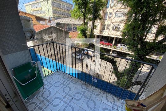 Varanda da Sala de apartamento à venda com 3 quartos, 71m² em Rocha, Rio de Janeiro