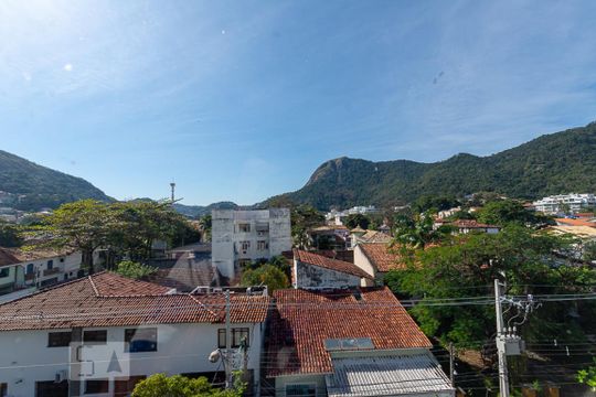 Vista da Suite de apartamento à venda com 1 quarto, 45m² em São Francisco, Niterói