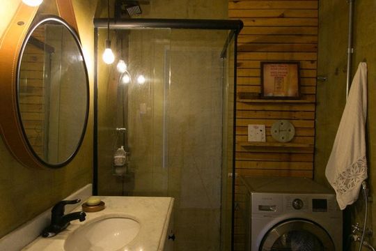 Banheiro de apartamento para alugar com 1 quarto, 50m² em Lourdes, Belo Horizonte
