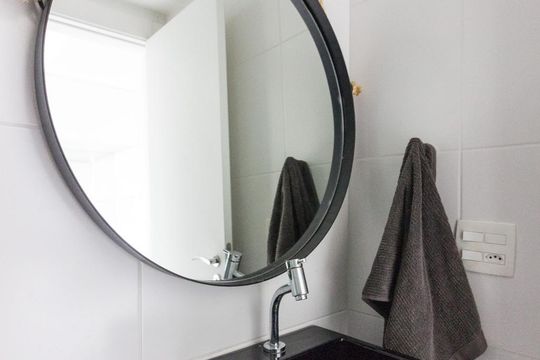 Banheiro de kitnet/studio à venda com 1 quarto, 20m² em Santana, São Paulo