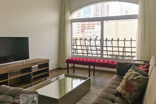 Sala de apartamento para alugar com 3 quartos, 111m² em Paraíso, São Paulo