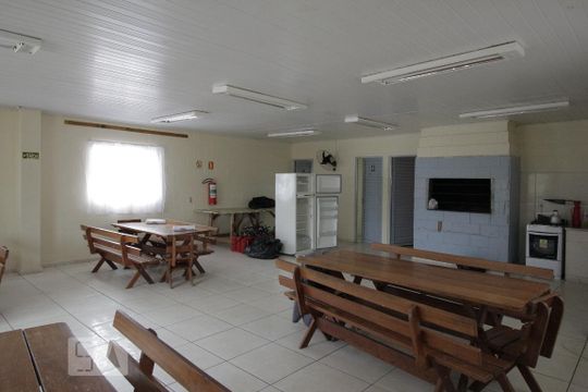 Área comum - Salão de festas de apartamento à venda com 2 quartos, 45m² em Estância Velha, Canoas
