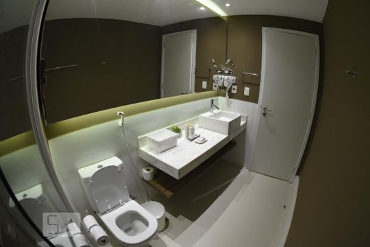 Banheiro Quarto Suite 1 de apartamento para alugar com 2 quartos, 77m² em Jacarepaguá, Rio de Janeiro