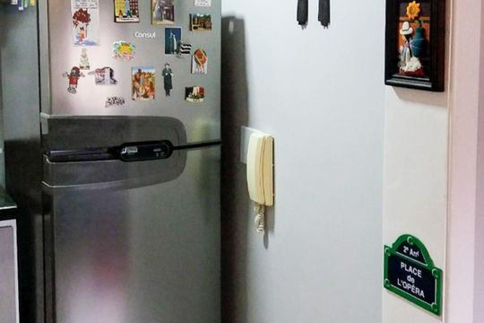 Cozinha de kitnet/studio à venda com 1 quarto, 34m² em Azenha, Porto Alegre