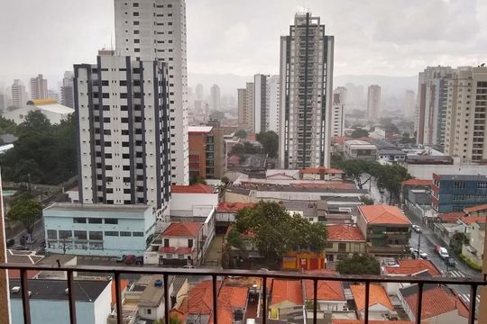 varanda de apartamento à venda com 3 quartos, 75m² em Chácara Santo Antônio (zona Leste), São Paulo