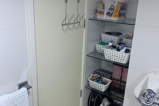 Banheiro da Suíte 1 de apartamento à venda com 2 quartos, 69m² em Ipiranga, São Paulo