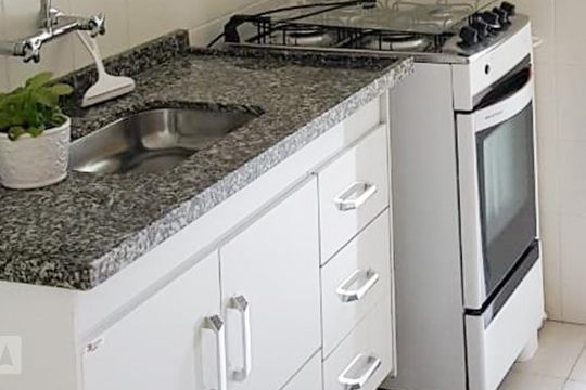Cozinha de apartamento para alugar com 2 quartos, 60m² em Vila Nova Jundiainópolis, Jundiaí