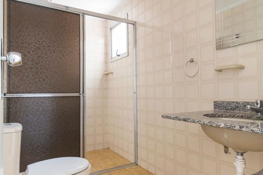 Banheiro Social de apartamento à venda com 2 quartos, 70m² em Vila Parque Jabaquara, São Paulo