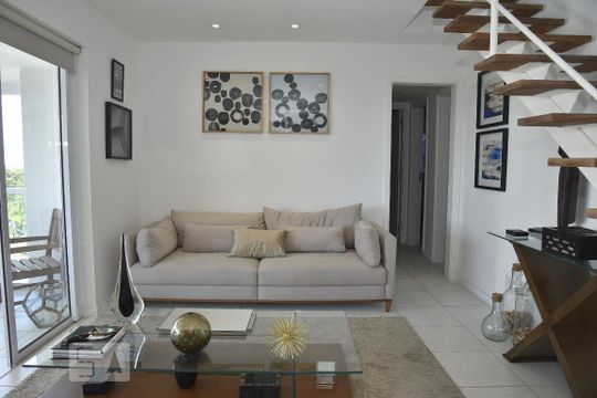 Sala de apartamento para alugar com 5 quartos, 321m² em Barra da Tijuca, Rio de Janeiro