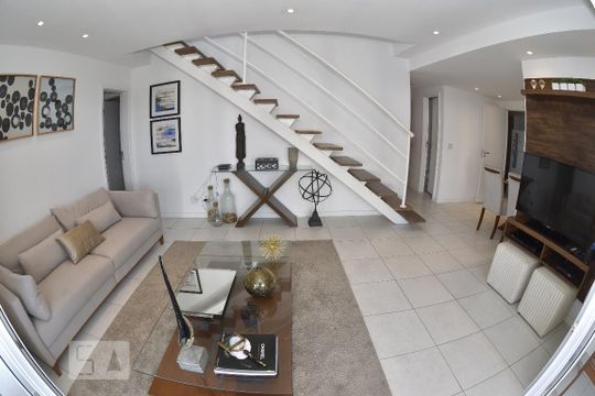 Sala de apartamento para alugar com 5 quartos, 321m² em Barra da Tijuca, Rio de Janeiro