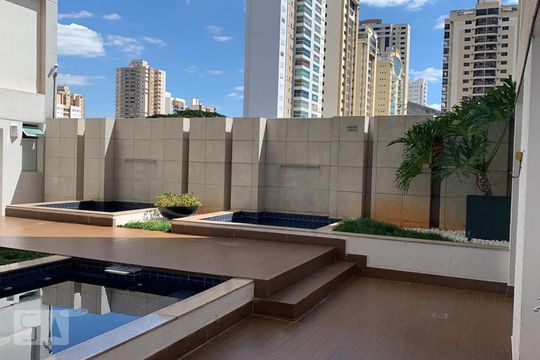 Área comum - Piscina de apartamento para alugar com 3 quartos, 115m² em Setor Bueno, Goiânia