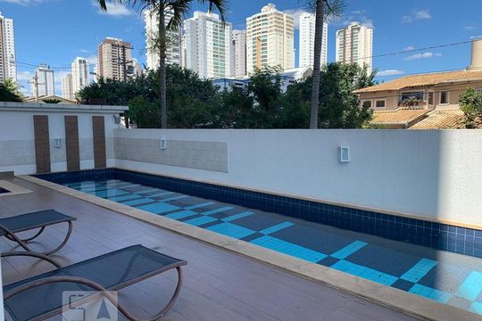 Área comum - Piscina de apartamento para alugar com 3 quartos, 115m² em Setor Bueno, Goiânia