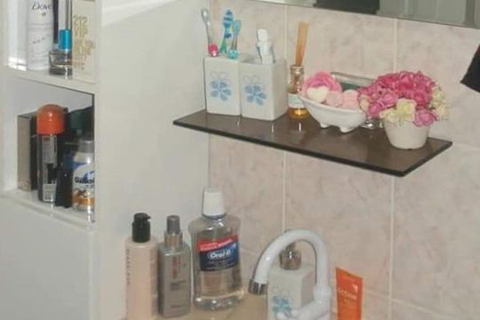 Banheiro de apartamento à venda com 3 quartos, 70m² em Campestre, Santo André