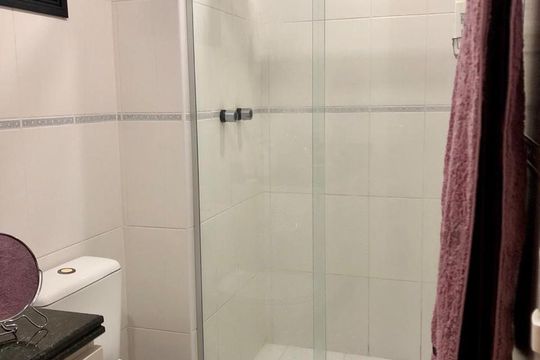Banheiro da Suite 1 de apartamento à venda com 4 quartos, 126m² em Perdizes, São Paulo