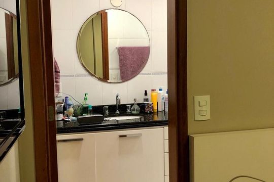 Banheiro da Suite 1 de apartamento à venda com 4 quartos, 126m² em Perdizes, São Paulo