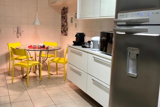 Cozinha de apartamento à venda com 4 quartos, 126m² em Perdizes, São Paulo
