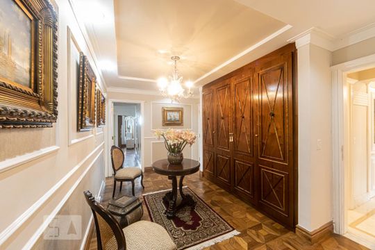 Hall Quartos de apartamento à venda com 4 quartos, 378m² em Jardim Anália Franco, São Paulo