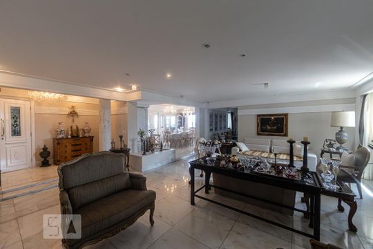 Sala de apartamento à venda com 4 quartos, 378m² em Jardim Anália Franco, São Paulo