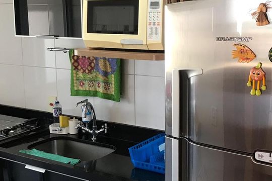 Cozinha de apartamento à venda com 2 quartos, 52m² em Jardim Peri, São Paulo