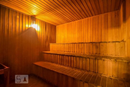 Área Comum - Sauna de apartamento para alugar com 2 quartos, 124m² em Brooklin Paulista, São Paulo