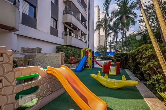 Área Comum - Playground de apartamento para alugar com 2 quartos, 124m² em Brooklin Paulista, São Paulo
