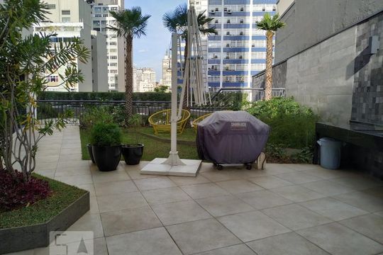 Churrasqueira de kitnet/studio para alugar com 1 quarto, 31m² em Bela Vista, São Paulo