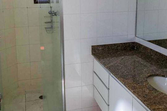 Banheiro da Suíte de apartamento à venda com 3 quartos, 86m² em Cambuci, São Paulo