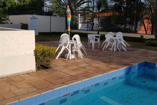 Área Comum - Piscina de apartamento à venda com 3 quartos, 149m² em Cidade Monções, São Paulo