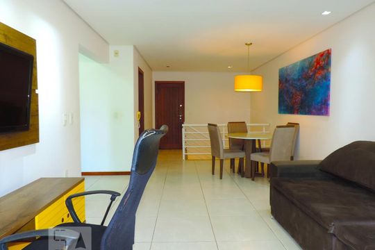 Sala de apartamento para alugar com 2 quartos, 170m² em Campeche, Florianópolis
