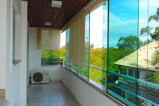 Sala- Sacada de apartamento para alugar com 2 quartos, 170m² em Campeche, Florianópolis
