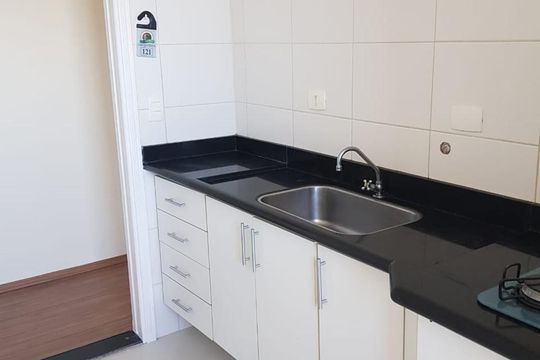 Cozinha de apartamento à venda com 3 quartos, 70m² em Jardim Antonio Von Zuben, Campinas