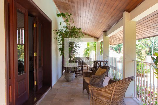 Varanda da Sala de casa à venda com 4 quartos, 600m² em Bairro das Palmeiras, Campinas