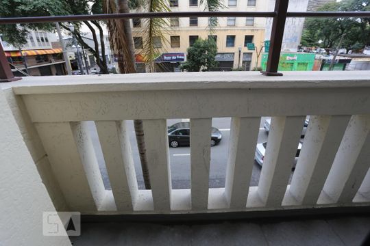 Varanda de kitnet/studio à venda com 1 quarto, 20m² em Centro, São Paulo