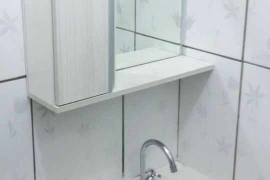 Banheiro de kitnet/studio para alugar com 1 quarto, 30m² em Bela Vista, São Paulo