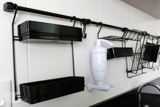 Cozinha de kitnet/studio à venda com 1 quarto, 30m² em Perdizes, São Paulo