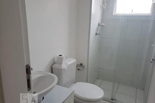 Banheiro de apartamento à venda com 2 quartos, 49m² em Parque Cidade Jardim Ii, Jundiaí