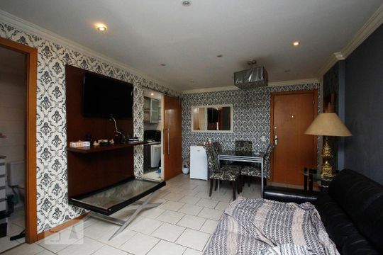 Sala de apartamento à venda com 1 quarto, 42m² em Centro, Rio de Janeiro
