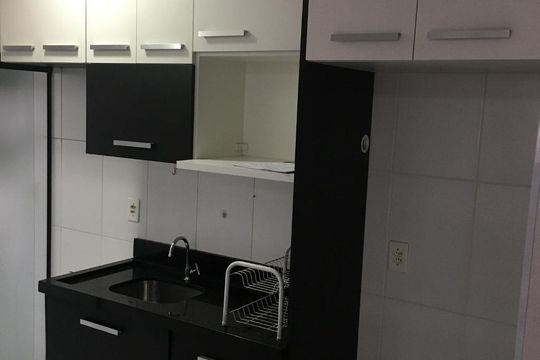 Cozinha - Armários de apartamento à venda com 2 quartos, 44m² em Jardim Adriana, Guarulhos
