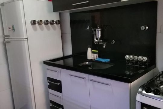 Cozinha de apartamento à venda com 2 quartos, 55m² em Jardim Santa Cruz (sacomã), São Paulo