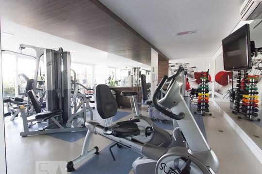Área comum - Academia de apartamento para alugar com 1 quarto, 66m² em Pinheiros, São Paulo