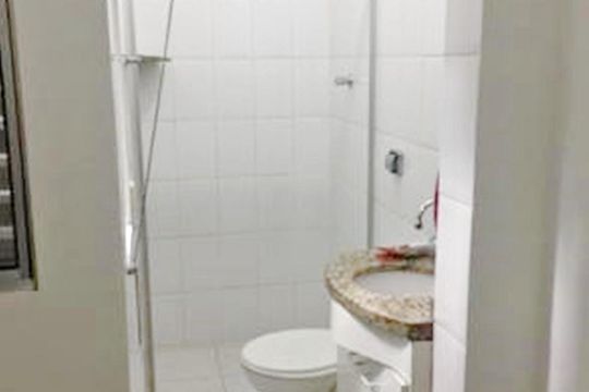 Banheiro de casa para alugar com 3 quartos, 100m² em Vila Gustavo, São Paulo