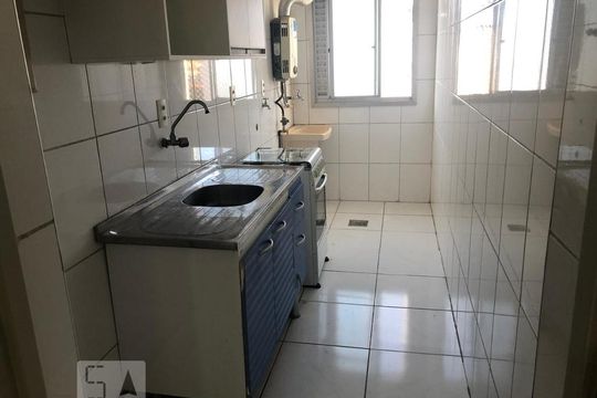 Cozinha de kitnet/studio para alugar com 1 quarto, 43m² em Chácara da Barra, Campinas