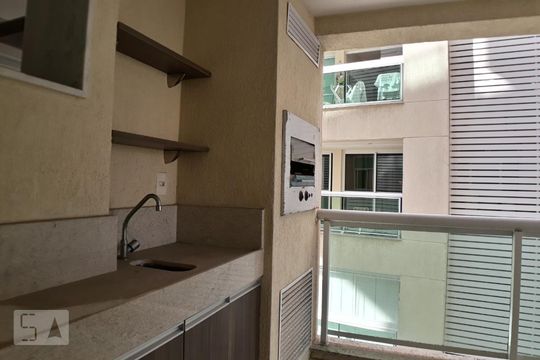 Varanda Gourmet de apartamento à venda com 1 quarto, 55m² em Icaraí, Niterói
