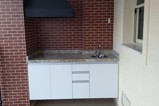 Sacada Gourmet de apartamento para alugar com 1 quarto, 44m² em Santana, São Paulo