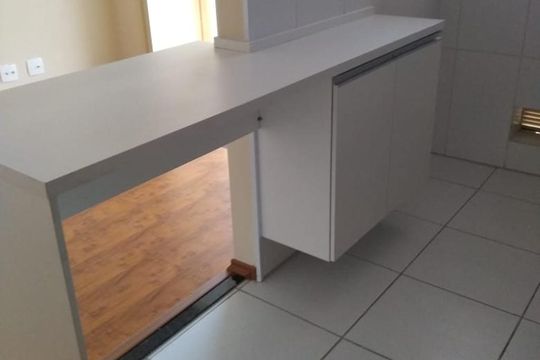 Sala - Cozinha de apartamento para alugar com 1 quarto, 44m² em Santana, São Paulo
